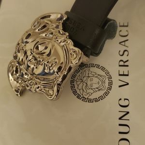 Junior Versace belt black/chrome